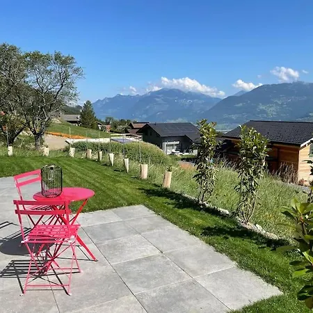 Appartement 2,5 Pieces Neuf Avec Terrasse Verossaz Exterior photo