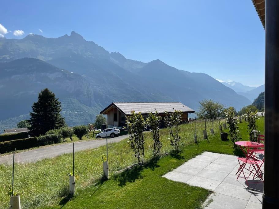 2,5 Pieces Neuf Avec Terrasse * Verossaz